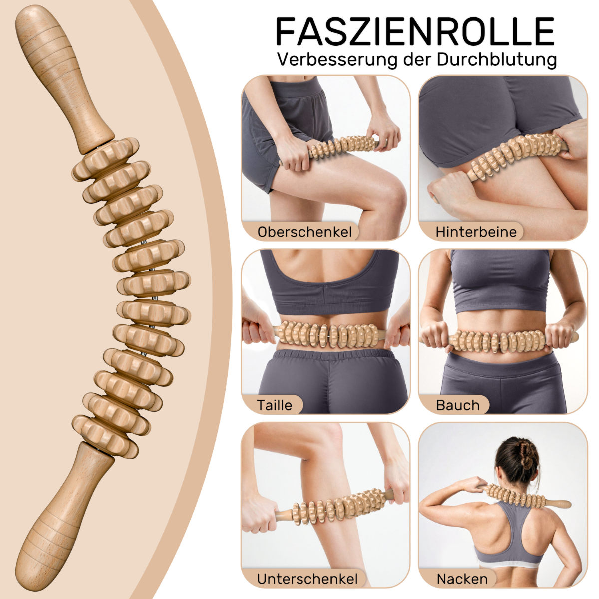 Client massage roller usages